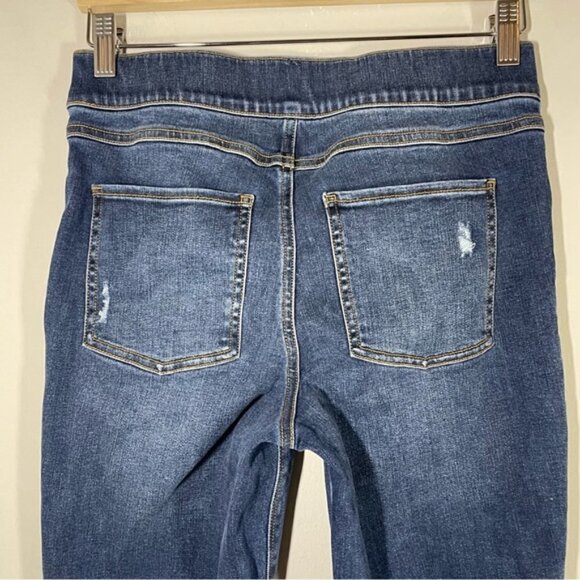 SPANX Distressed Ankle Skinny Jeans size M - Picture 6 of 9